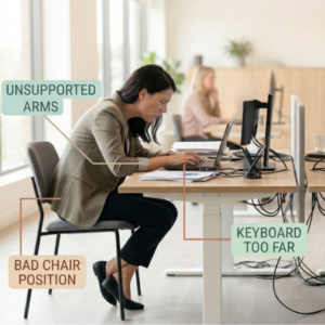 The Most Common Ergonomic Mistakes in the Workplace